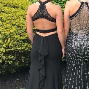 Beautiful black prom dress
